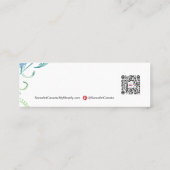 イヤリングディスプレイカード スキニー名刺 (裏面)