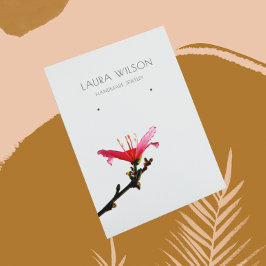 ©イヤリングディスプレイカード・フローラシンプル