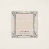 イヤリングディスプレイカード・ヴィンテージフローラソーシャルメディア (正面)