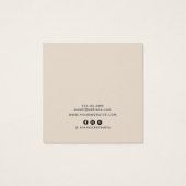 イヤリングディスプレイカード・ヴィンテージフローラソーシャルメディア (裏面)