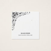 イヤリングディスプレイカード・ヴィンテージ旋回ソーシャルメディア (正面)