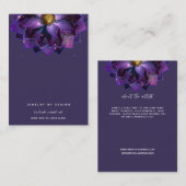 イヤリングディスプレイ、神秘的なロータスマンダラクレフター 名刺 (正面/裏面)