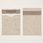 イヤリングディスプレ素朴イバーラップ&レースヴィンテージ (正面&裏面)