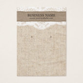 イヤリングディスプレ素朴イバーラップ&レースヴィンテージ (正面)