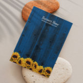 イヤリングディスプ素朴レイひまわりネイビーブルーウッド