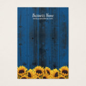 イヤリングディスプ素朴レイひまわりネイビーブルーウッド (正面)