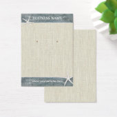 イヤリングディスプ素朴レイラップ&ウッドスターフィッシュ (デスク)