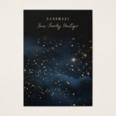 イヤリングナイトスカイスタージュエリーディスプレイカード (正面)