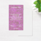 イヤリングホルダーカードカスタム名刺ピンク (デスク)