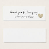 イヤリングホルダー/ありがとう – Unbiological Sister Fab (正面&裏面)