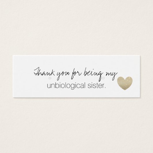 イヤリングホルダー/ありがとう – Unbiological Sister Fab (正面)