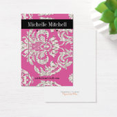 イヤリングホルダー – 名刺ピンク (デスク)