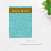 イヤリングホルダー – 名刺ブルーブラウン (デスク)