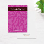 イヤリングホルダー – 名刺（紫） (デスク)