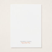 イヤリングホルダー – 名刺（紫） (裏面)