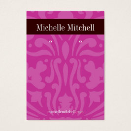 イヤリングホルダー – 名刺（紫）