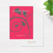 イヤリングホルダー – 名刺（赤） (デスク)