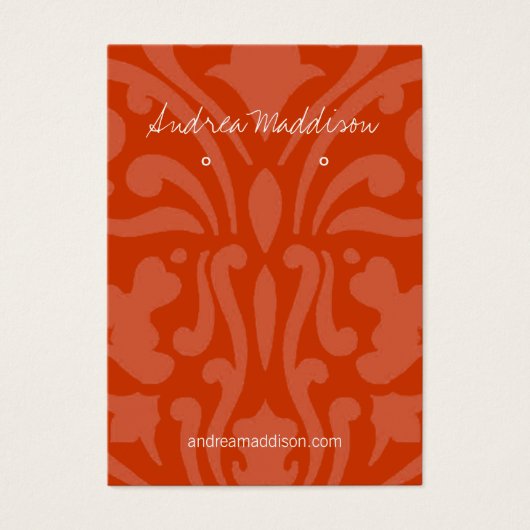 イヤリングホルダー – 名刺 |dmsk2ru (正面)