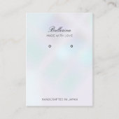 イヤリングモダンカード名刺 名刺 (正面)