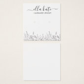 イヤリングモダンディスプレイカード (正面&裏面)