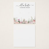 イヤリングモダンディスプレイカード (正面&裏面)