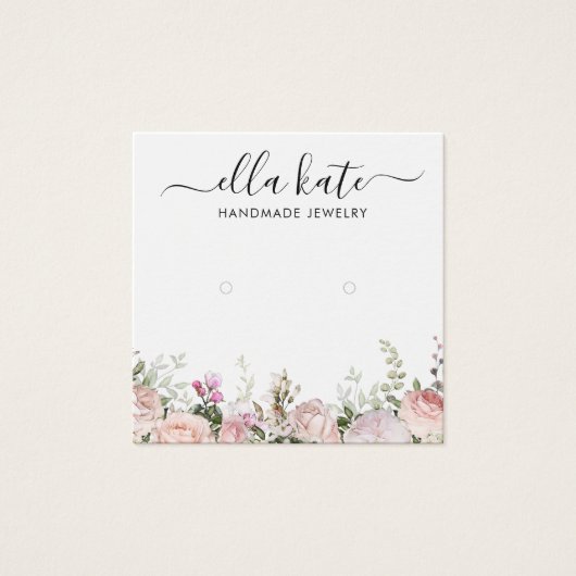 イヤリングモダンディスプレイカード (正面)