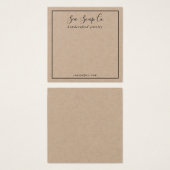 イヤリングモダンディスプレイカード (正面&裏面)