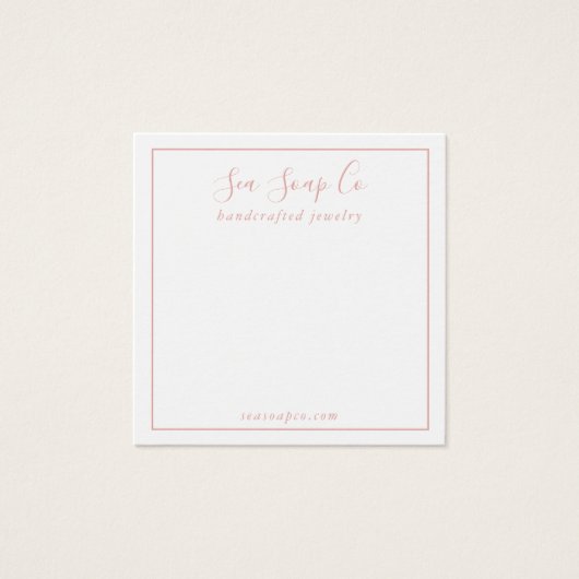 イヤリングモダンディスプレイカード (正面)