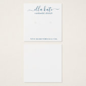 イヤリングモダンディスプレイカード (正面&裏面)