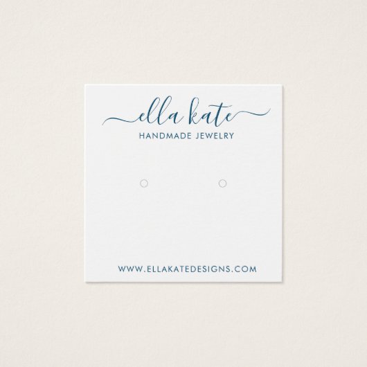 イヤリングモダンディスプレイカード (正面)