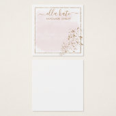 イヤリングモダンディスプレイカード (正面&裏面)