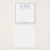 イヤリングモダンディスプレイカード (正面&裏面)