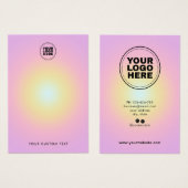 イヤリングモダンディスプレイカード (正面&裏面)