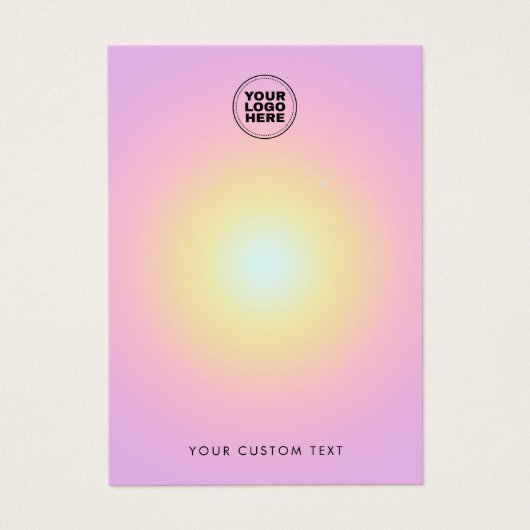 イヤリングモダンディスプレイカード (正面)