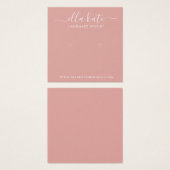 イヤリングモダンディスプレイカード (正面&裏面)