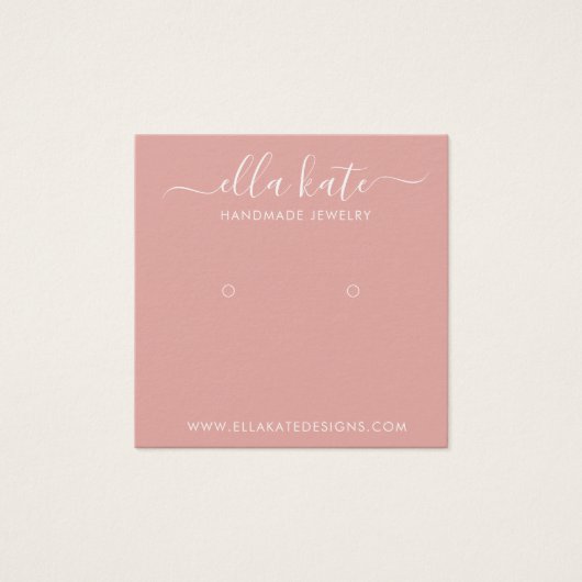 イヤリングモダンディスプレイカード (正面)