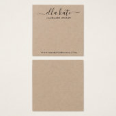 イヤリングモダンディスプレイカード (正面&裏面)