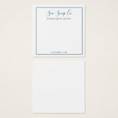 イヤリングモダンディスプレイカード (正面&裏面)