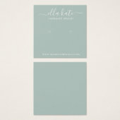 イヤリングモダンディスプレイカード (正面&裏面)