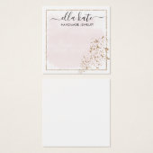 イヤリングモダンディスプレイカード (正面&裏面)