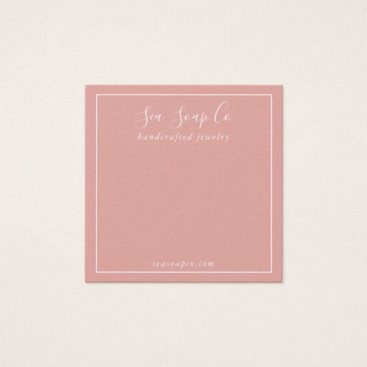 イヤリングモダンディスプレイカード (正面)