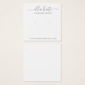 イヤリングモダンディスプレイカード (正面&裏面)