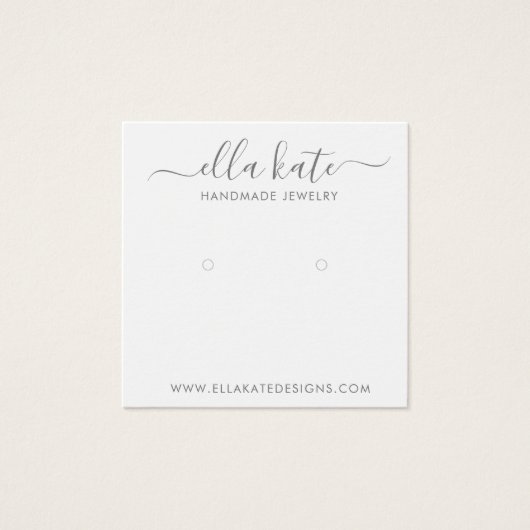 イヤリングモダンディスプレイカード (正面)