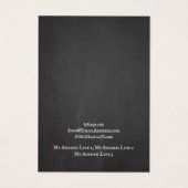 イヤリング宝石飾りディスプレイカード、ブラックチョークボード (裏面)