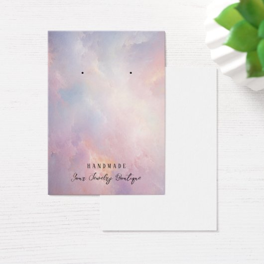 イヤリング抽象芸術クラウドジュエリー表示カード (デスク)