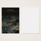 イヤリング抽象芸術モダンジュエリー表示カード (正面&裏面)
