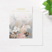 イヤリング抽象芸術花ジュエリー表示カード (デスク)