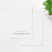 イヤリング表示カード「手作り」 (デスク)