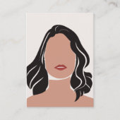 イヤリング表示カードQRコード コーリングカード (正面)