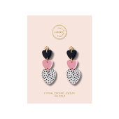 イヤリング表示ロゴの追加赤面 名刺